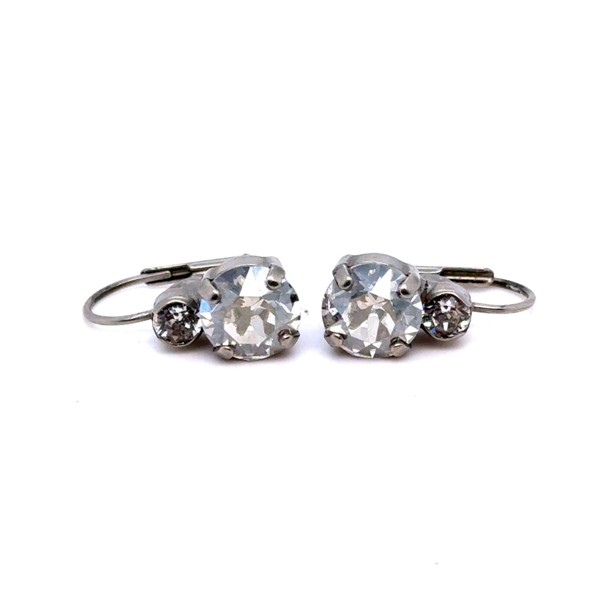 Sorrelli Round Crystal French Wire Earrings