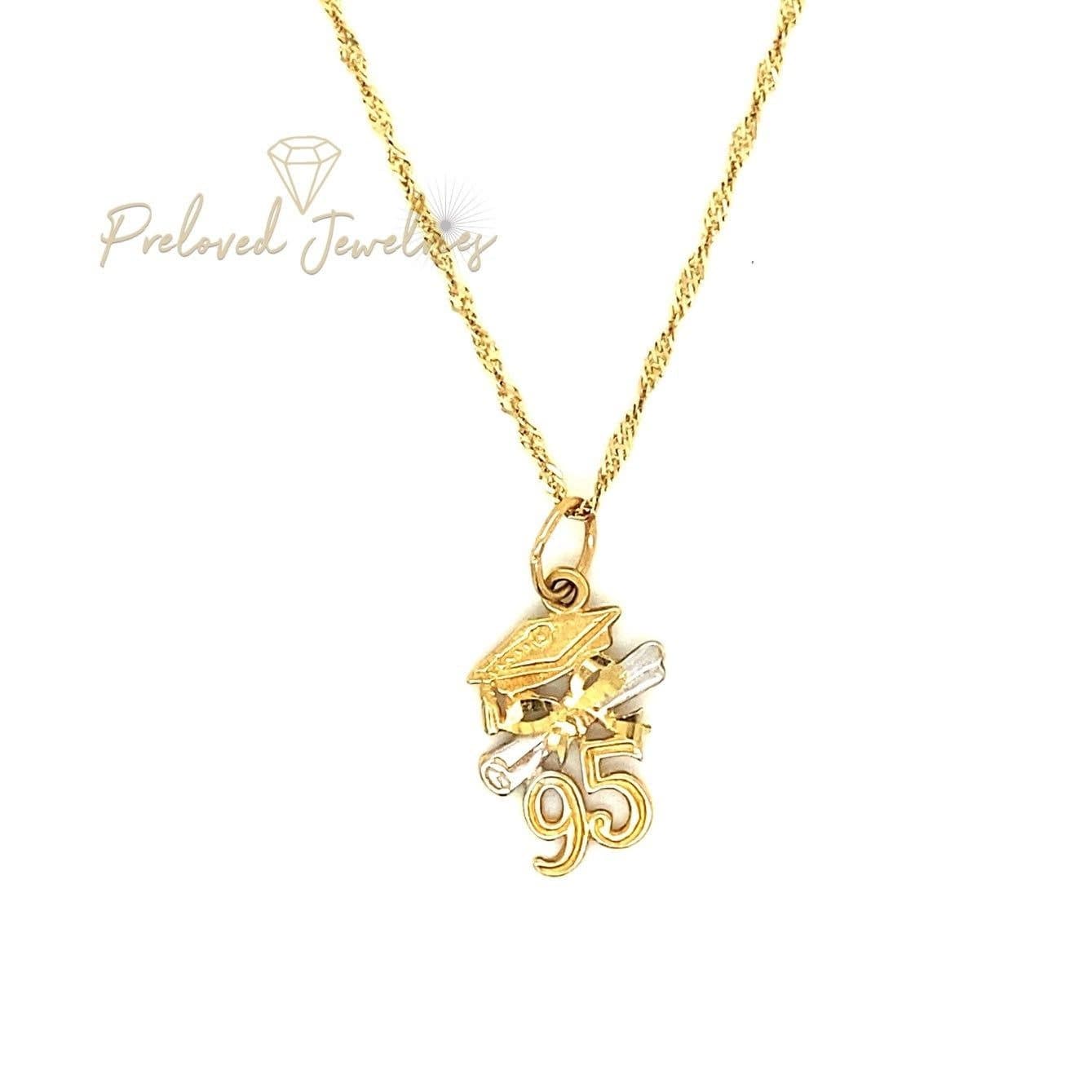 14k Gold 95’ Pendant Necklace