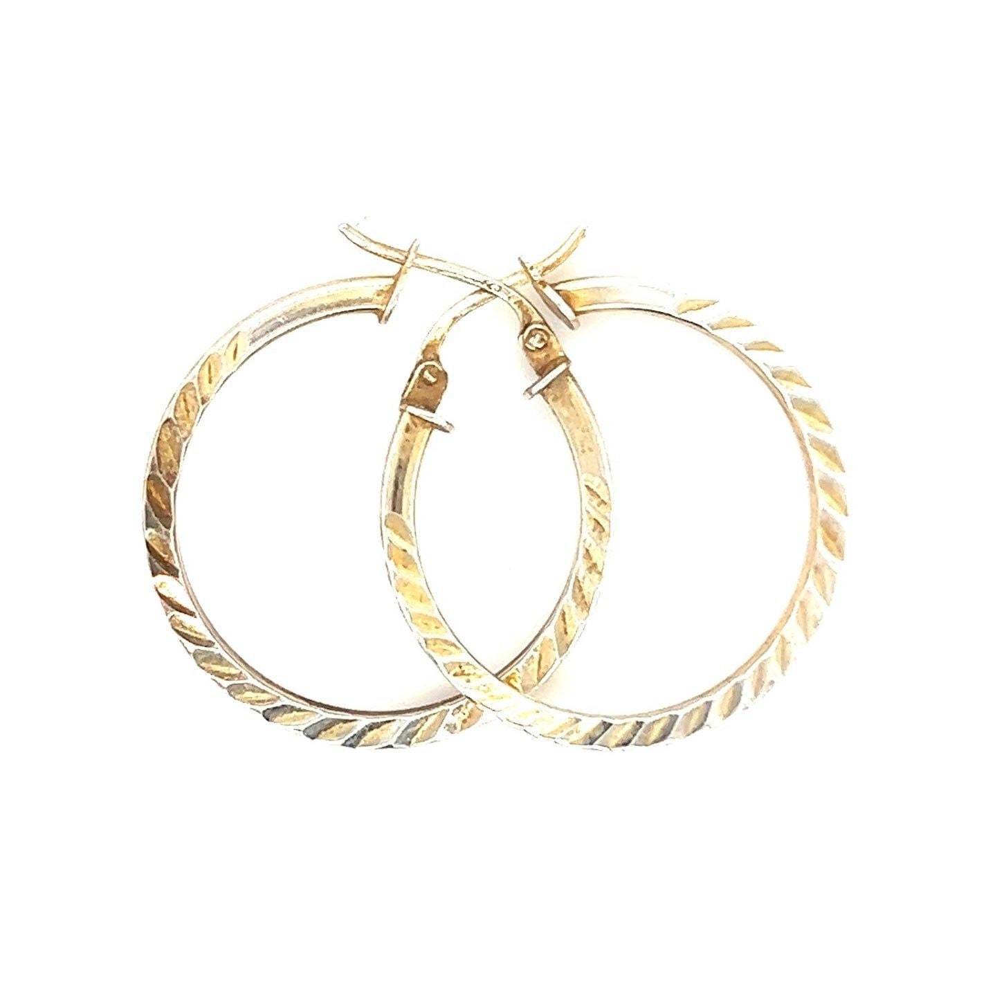 Silver Hoops Earrings
