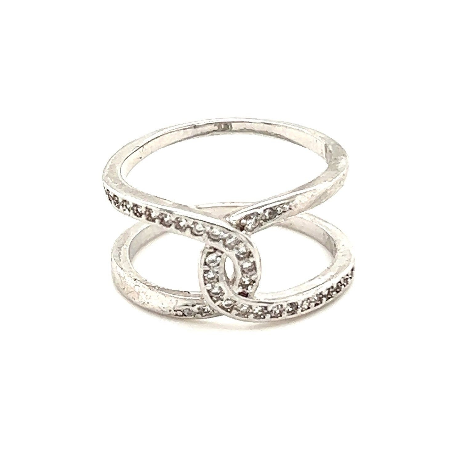 Crossover Cz Ring