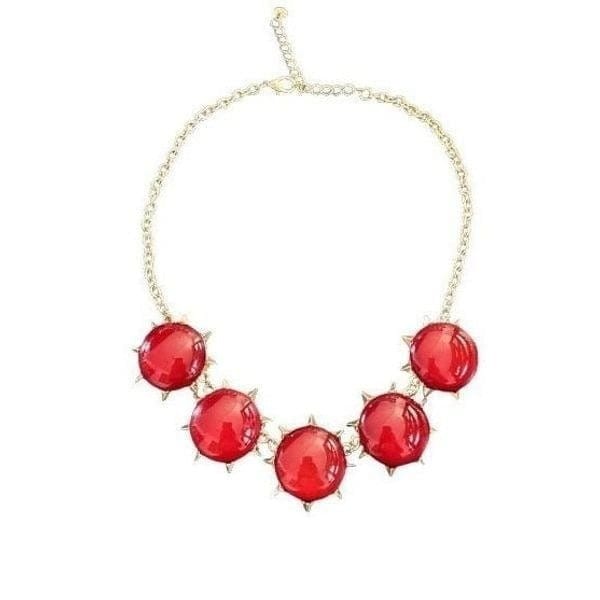 Red Stones Necklace