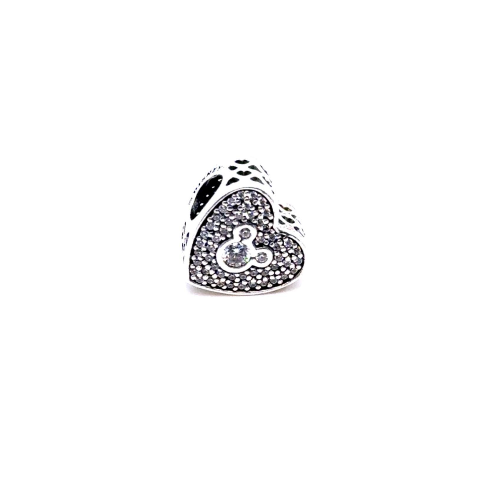 Pandora Disney Mickey & Minnie Sparkling Heart Charm