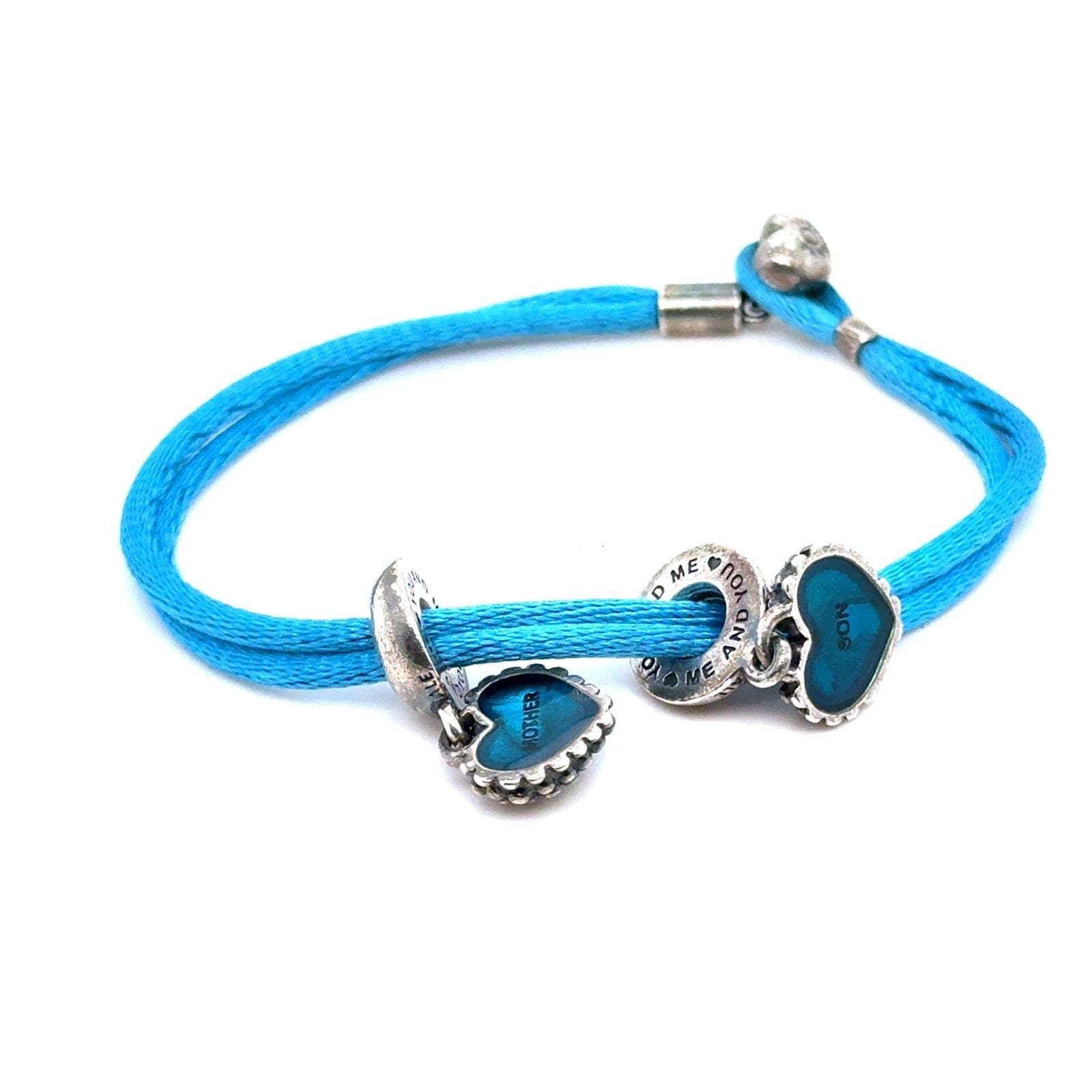 Pandora Mother & Son Blue Motif Bracelet