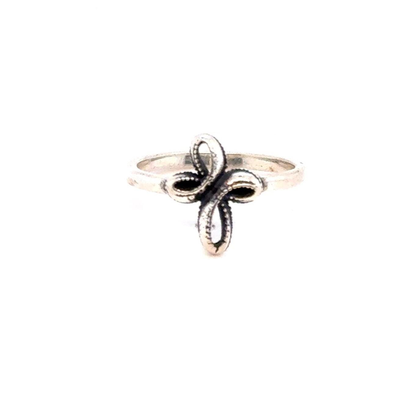 James Avery Petite Eternal Ribbon Cross Ring