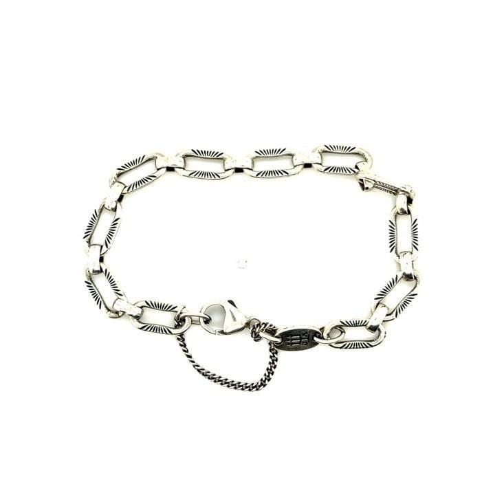 James Avery Silver Ornate Link Bracelet